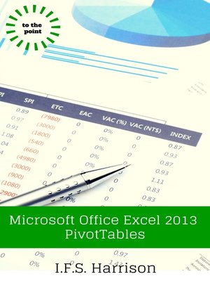 cover image of Microsoft Office Excel 2013 PivotTables